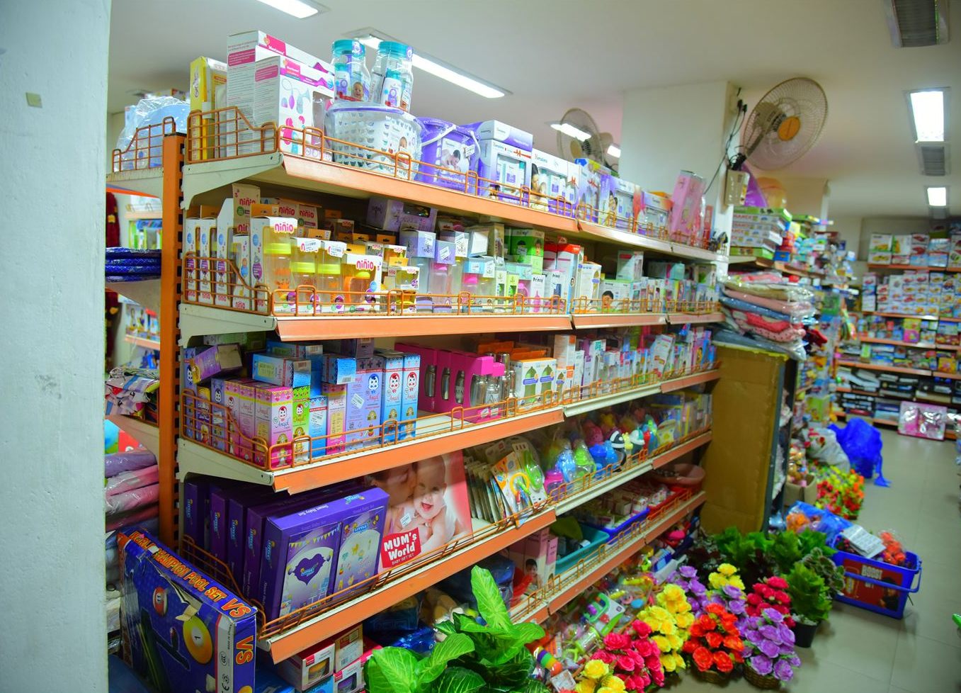 Baby products aisle